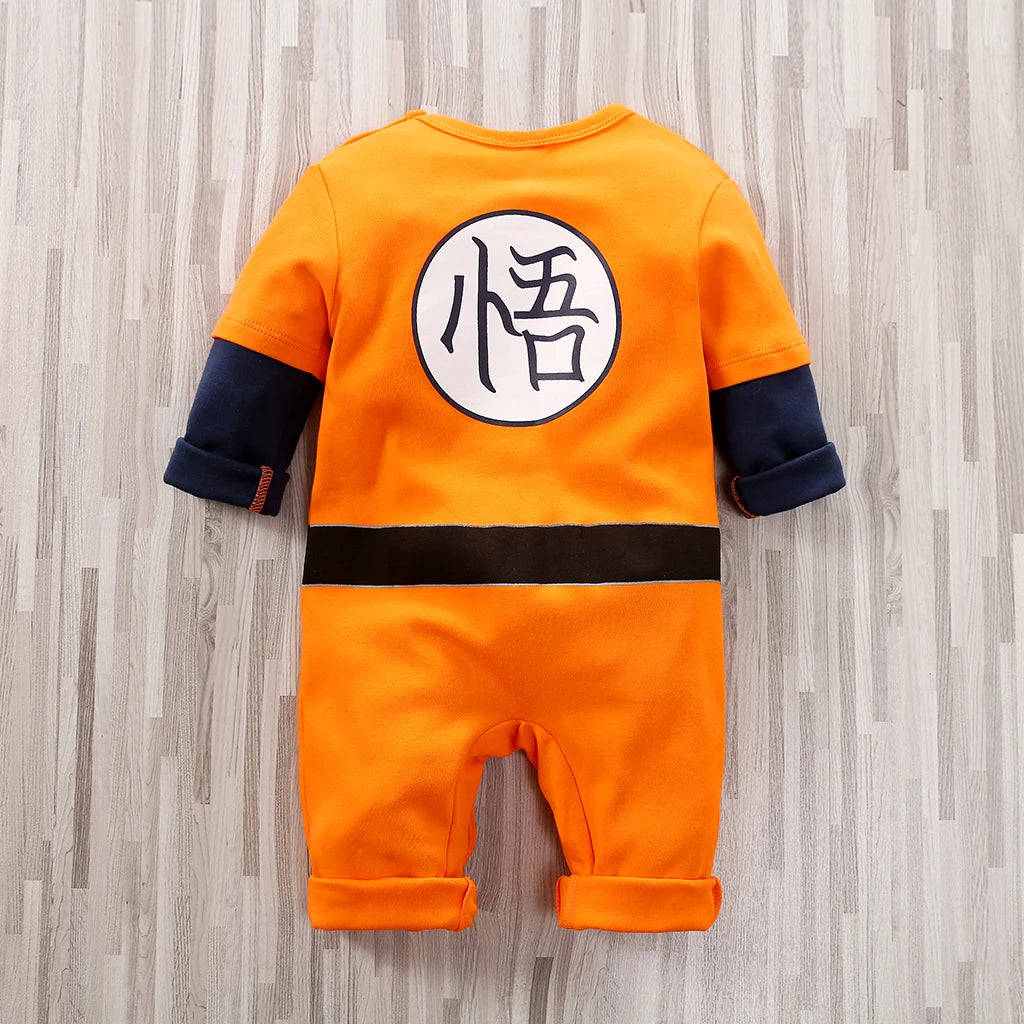 Baby Cotton Anime Training Suit – Long Sleeve Spring & Autumn Romper