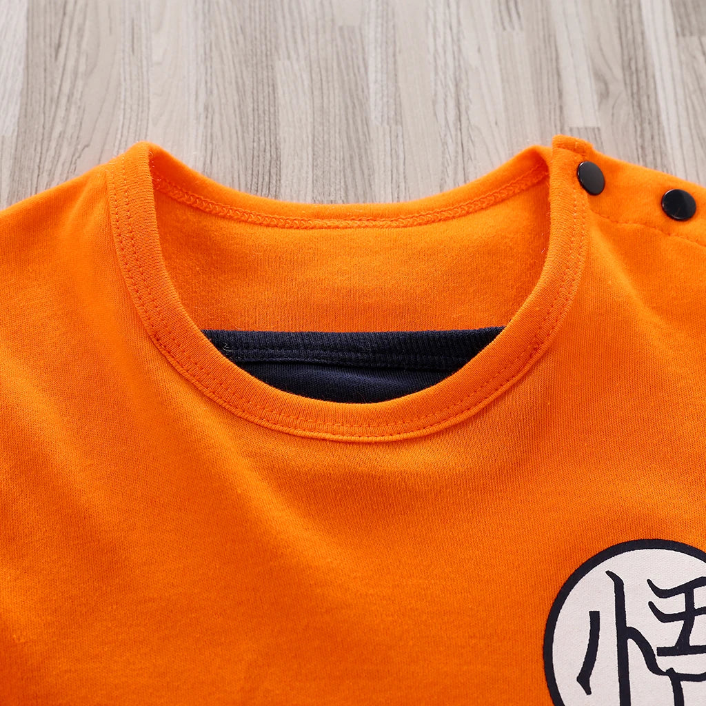 Baby Cotton Anime Training Suit – Long Sleeve Spring & Autumn Romper