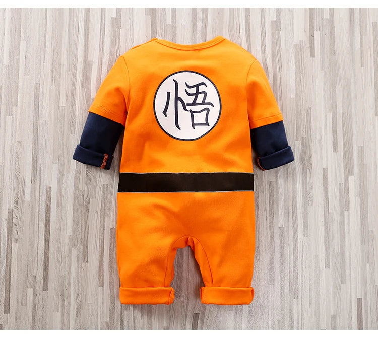 Baby Cotton Anime Training Suit – Long Sleeve Spring & Autumn Romper